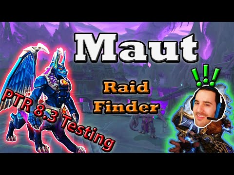 ⚡ 8.3 PTR Raid Testing Raid Finder Maut Kill 🔥 8/8M Elemental Shaman PoV ❄️