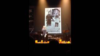 Lou Reed memorial -- Lou&#39;s little sister Merrill speaks about her brother