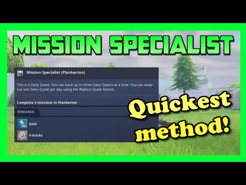 All Mission Specialist Daily Quest Guides | Fortnite Save The World