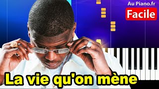 Ninho La vie qu'on mène - Piano Cover Tutorial Lyrics (Au Piano.fr)