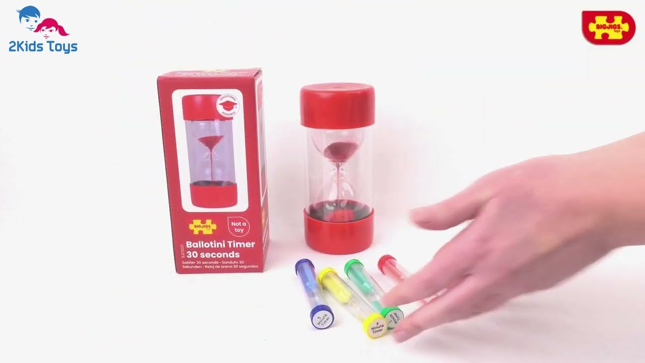 Bigjigs Toys Velké přesýpací hodiny 30 minut - poškozený obal