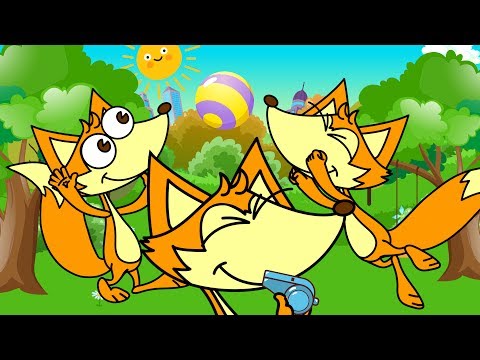 Ten Little Foxes Play With The Ball | The Best Nursery Rhymes and Songs for Children