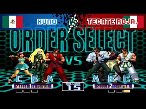 The King of Fighters 2002 Plus - TKM[ALU-KOF]GTKUNO vs [MTG] Tecate Roja.