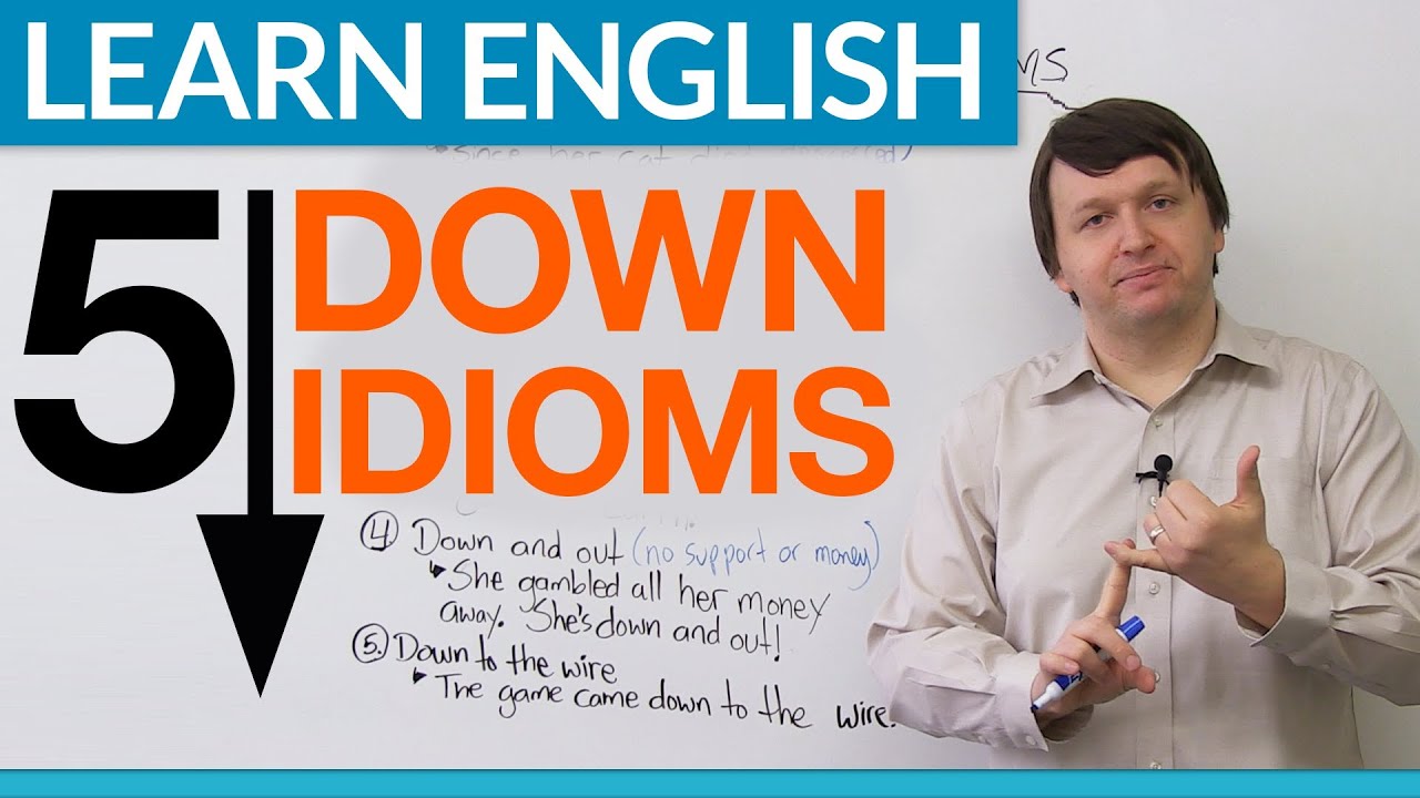 Engvid com. ENGVID: learn English. Talk down to idiom. To boil down idiom.