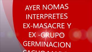 AYER NOMAS,AUTORES :PIPO LERNOUD Y MORIS.