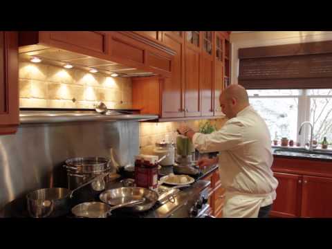 Pea Carbonara with Soft Poached Egg