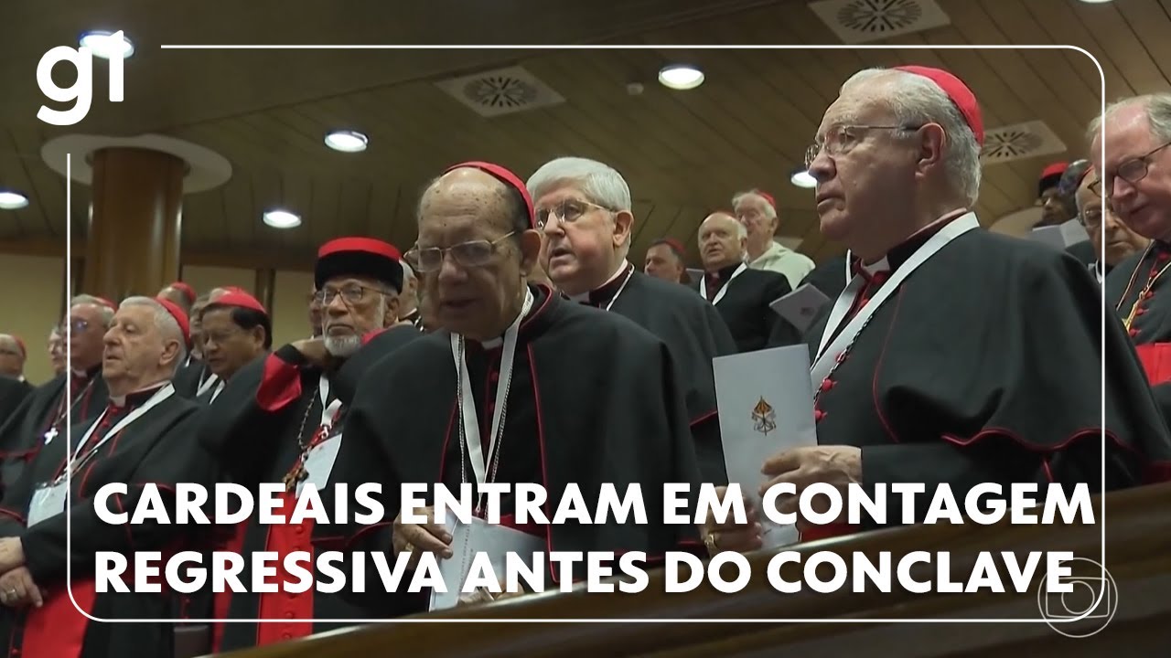 Cardeais vivem contagem regressiva até o início do Conclave para escolher o novo papa