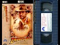 Opening To Indiana Jones And The Last Crusade Super VHS 1990