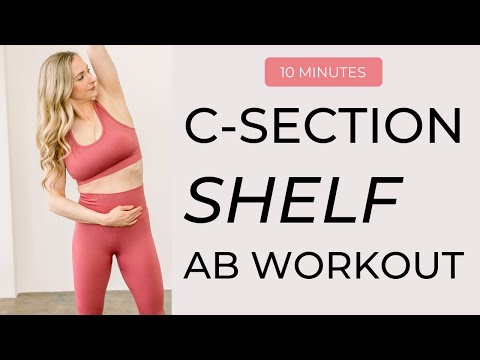 10 Minute C-section Shelf Workout - heal + rebuild your core to minimize your C-section "shelf"