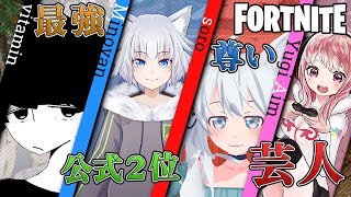 【フォートナイト】最強のメンバーでスクワッド！えいむ視点【Fortnite】