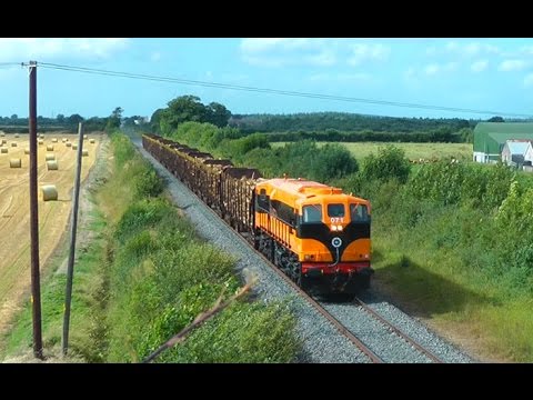 Irish Rail 071 Class - Freight / PWD trains 2016 (Part Two)