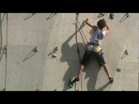 Alex Waterhouse on Route 2, Imst EYC 2012