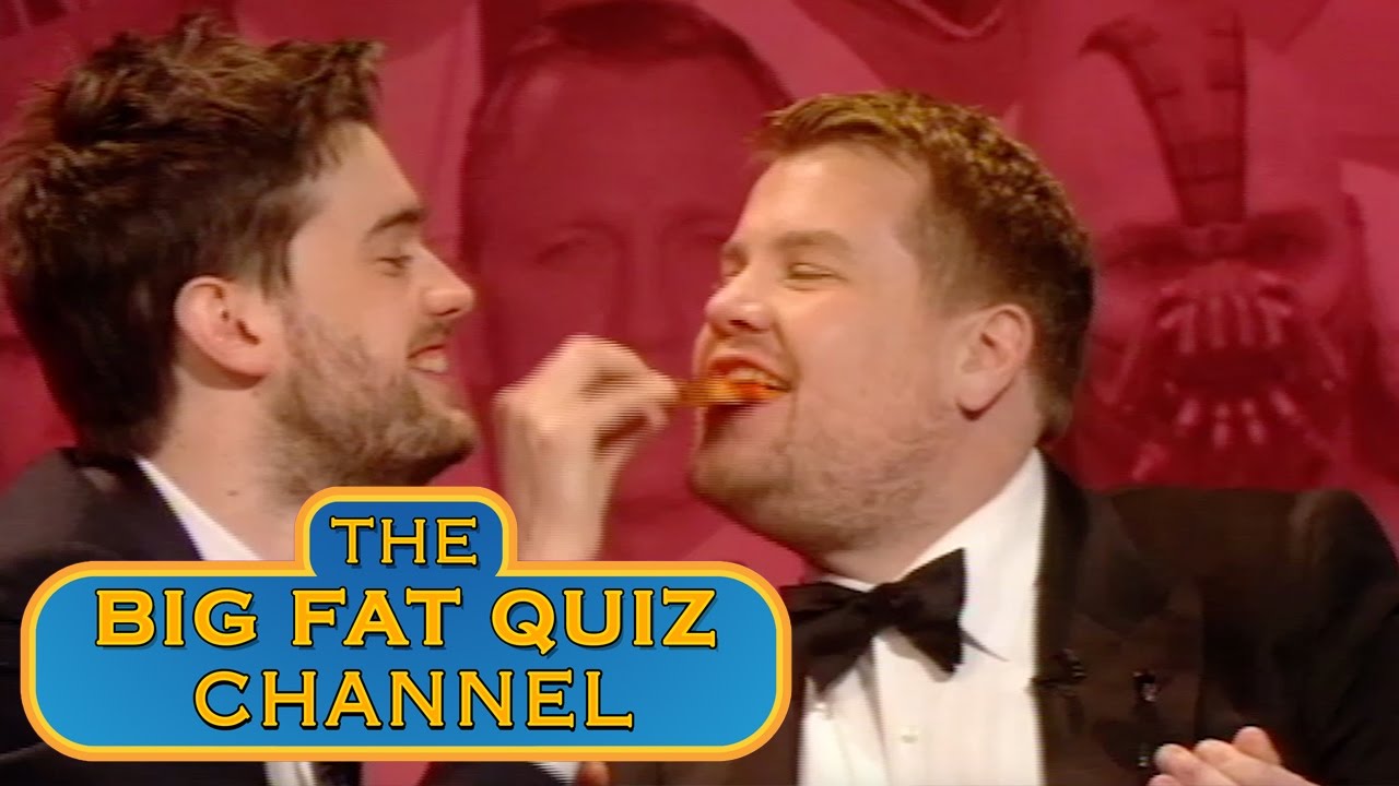 Jack Whitehall and James Corden Order Food Into The Studio - The Big Fat Quiz of The Year 2012