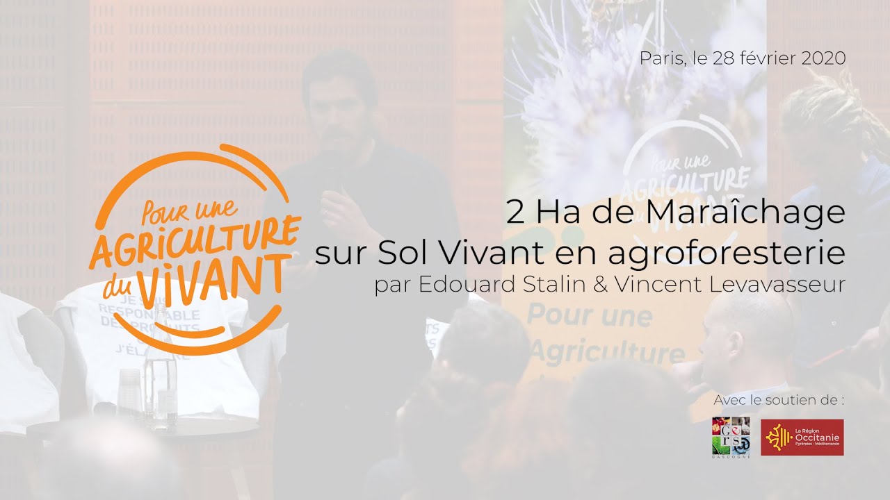 Verger maraicher en sol vivant,  Edouard Stalin & Vincent Levavasseur