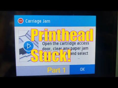 Printer Carriage Cannot Move