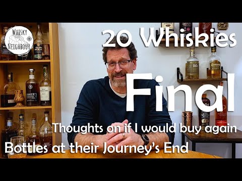 20 Whiskies Reviewed. These Bottles are at their journey's end!