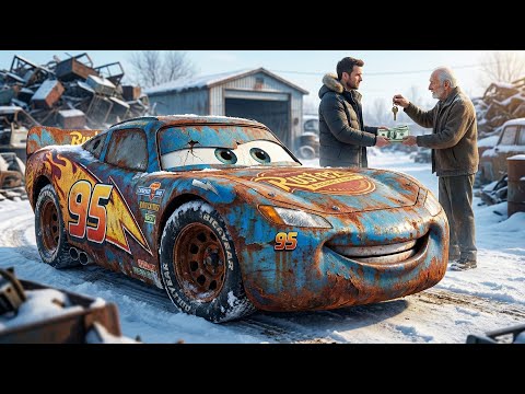ASMR Car Restoration – Restoring Rusted Lightning McQueen ($300 Deal) | Full Rebuild Back to Life