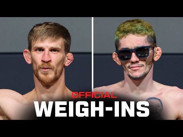 UFC Vegas 117 Weigh-Ins | Allen vs Costa Official at the APEX