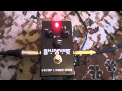 Stomp Under Foot Skinner Box Distortion Overdrive Pedal image 2