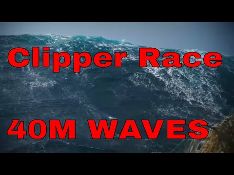 Clipper race, 40M Waves, Whales and racing.
