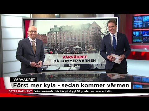 Då kommer - äntligen - vårvärmen! - Nyheterna (TV4)