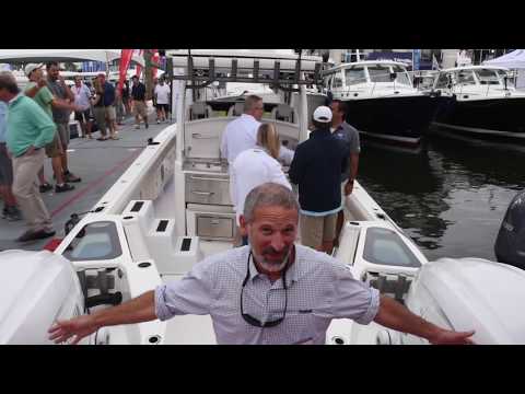 SOLACE Boats 345 at the 2019 Annapolis Powerboat Show