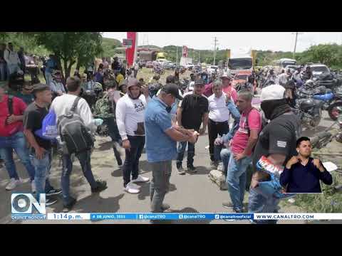 Continúan los bloqueos en la vía Cúcuta - El Zulia tras paro minero en Norte de Santander