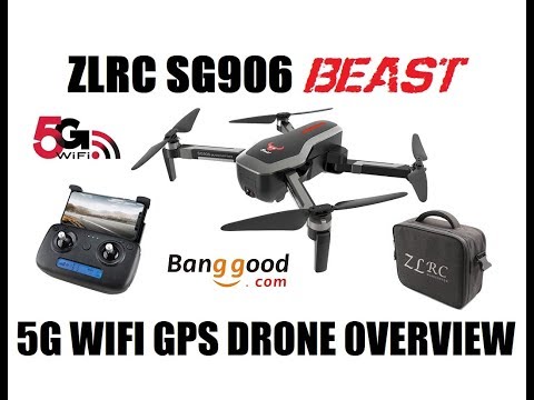ZLRC SG906 CSJ-X7 BEAST GPS DRONE OVERVIEW