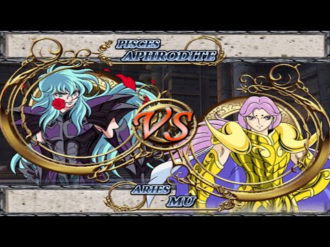 Pisces Aphrodite (Specter) vs Aries Mu - Saint Seiya: The Hades