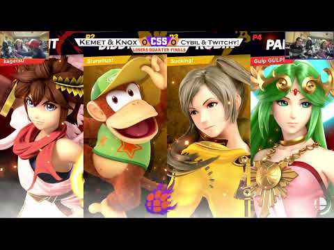 CSS 38 Doubles - LQ - Knox & Kemet (Pit/Palutena) vs. Cybil & Twitchy! (Diddy Kong/Robin) - SSBU