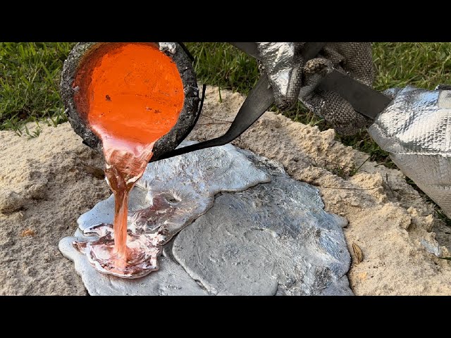 Huge Molten Aluminum Fire Ant Casting. Biggest One Yet! Casting #25 SDDEFAULT Thumbnail