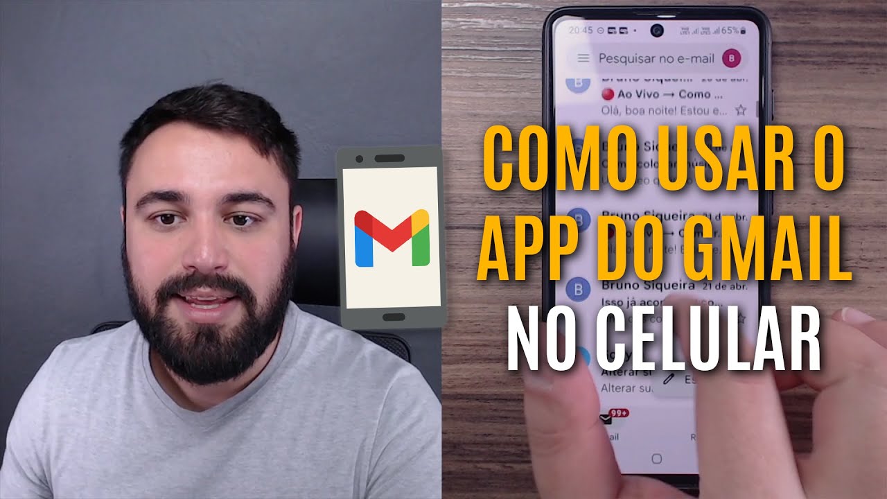 COMO USAR O APLICATIVO GMAIL NO CELULAR