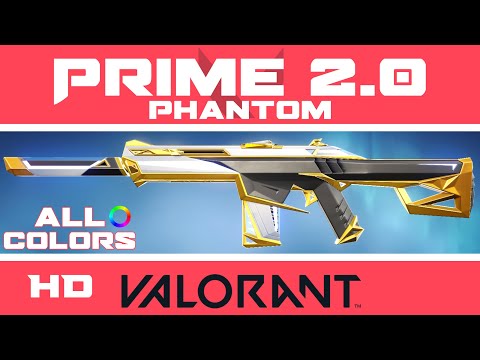 Prime Phantom VALORANT Skin (ALL COLORS) | NEW Prime 2.0 Skins Showcase
