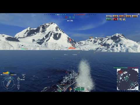 World ofWarships - 182k damage and Witherer with Des Moines!