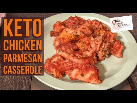 Keto Chicken Parmesan Casserole #KETORECIPES #LOWCARBRECIPES #KETOLIFESTYLE #KETOWEIGHTLOSS