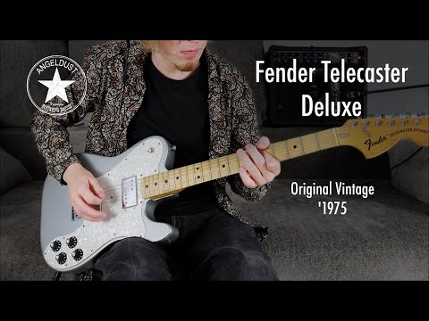 Fender Telecaster Deluxe Original Vintage '1975 - Silver, Maple image 24