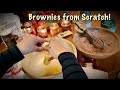 ASMR Baking Brownies from Scratch (No-talking) Mixing, measuring, stirring & sifting~Gooey goodness!