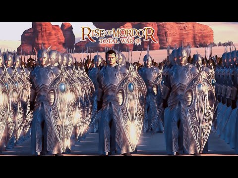 Rise Of Mordor - Rivendell Army Attack Barbarians Army  - The Lord Of The Rings - Cinematic Battle