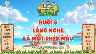 [30NBCCCH-K30] BUỔI 9 - LẮNG NGHE LÀ MỘT PHÉP MÀU (NGÀY 26/04/2025)