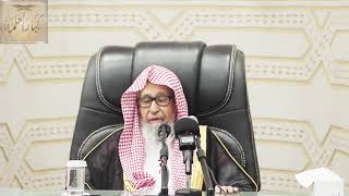 صورة لم يتمكن من الوقوف بعرفة لمرض شديد لمعالي الشيخ صالح الفوزان