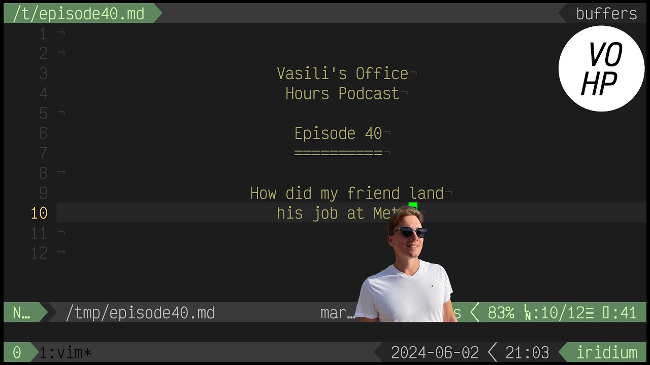 Office Hours. Ep 40 Vasili & Gary