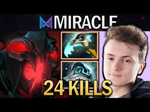 Shadow Fiend Dota 2 7.32 Gameplay Nigma.Miracle with 24 Kills - Shivas - TI12