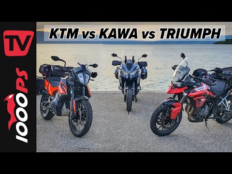 2000 km entscheiden! 17 vs 19 vs 21 Zoll - 2 vs 3 vs 4 Zylinder - Reise-Motorräder im Vergleich