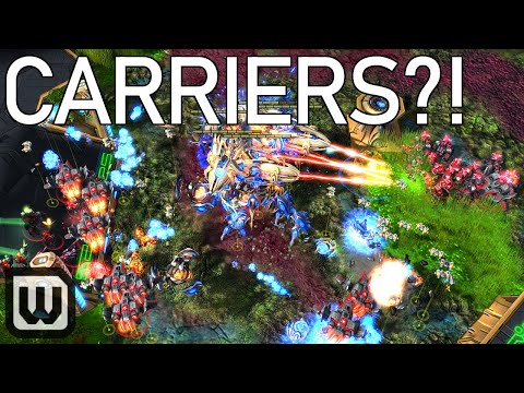 Starcraft 2: CARRIERS vs BIO TERRAN?! (Neeb vs TY)