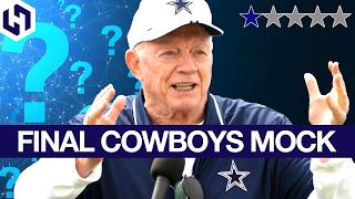 Final Cowboys Draft Rumors & Mock Draft | One Star Cowboys Podcast