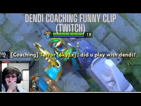 Dendi Coaching Tinker - Who's Dendi ? Twitch Funny Clip