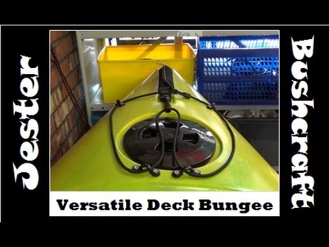 Versatile Deck Bungee Configuration For A Sit On Kayak