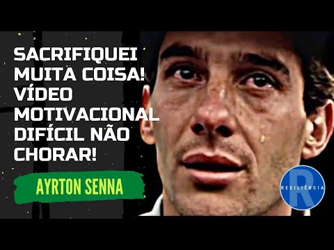 Mensagem de Ayrton Senna - Determinado! Dê o máximo de você! #mundosenna #aceleraayrton #senna