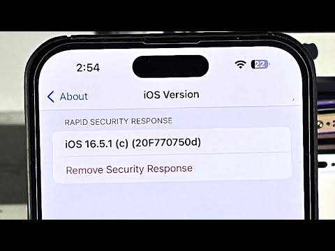 How To Remove Rapid Security Response on iPhone!