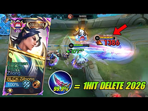 ZILONG BEST 1HIT BUILD 2026!! (100% BROKEN) ~ MLBB